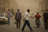کرونا تمام نشده، گرد و غبار به آسمان جنوب و غرب ایران رسید