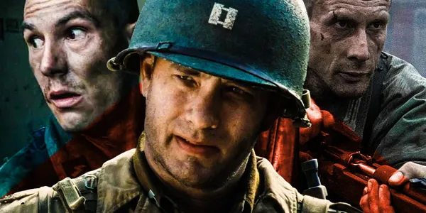 نجات سرباز رایان (Saving Private Ryan)، ۱۹۹۸

این فیلم با نشان دادن سکانسی از حضور یک سرباز جنگ جهانی دوم به همراه خانواده&zwnj;اش در گورستان کشته&zwnj;شدگان نبرد نرماندی آغاز می&zwnj;شود. این تصویر هرقدر ساده به نظر برسد، تصویری قدرتمند است. صحنه پایانی فیلم، این پیچ و تاب شگفت انگیز را به طور درخشان در حین تغییر چهره جانباز به چهره کاپیتان میلر (تام هنکس) در سواحل نرماندی در طول جنگ جهانی دوم نشان می&zwnj;دهد.

طبق سکانس ابتدایی، جانباز کاپیتان میلر است، درست است؟ اگر این گونه باشد، او قرار است از جنگ جان سالم به در ببرد و برای تعریف داستان زنده بماند، اما همانطور که در پایان این صحنه نشان می&zwnj;دهد، این شخصیت در واقع سرباز رایان (مت دیمون) است. ما ابتدا در هنگام نبرد وقتی کاپیتان میلر در جنگ می&zwnj;میرد گیج می&zwnj;شویم. فکر می&zwnj;کردیم او زنده مانده و جانباز است، اما بعد مشخص می&zwnj;شود که او سرباز رایان است.