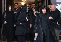 لیلا حاتمی در مراسم یادبود مظاهر مصفا+عکس