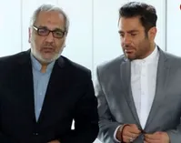 عکس/رضا گلزار، مهران مدیری و منوچهر هادی در پشت صحنه "رحمان ۱۴۰۰"