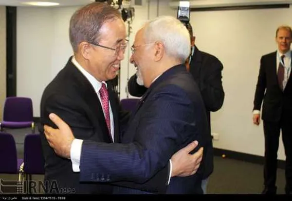 با بان کی مون دبیر کل سازمان ملل متحد
