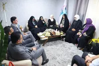 دیدار انسیه خزعلی با سینماگران خارجی