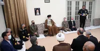 تصاویر| دیدار تعدادی از فرماندهان نیروی دریایی ارتش با رهبری
