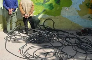 دستگیری ۲ سارق سیم برق در بناب