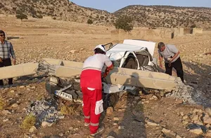 مصدومیت ۵ نفر در حادثه تصادف در محور ایلام–ایوان