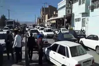 تجمع اعتراضی در خیابان‌های لرستان بخاطر گرانی بنزین+عکس