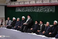 تصاویر| عزاداری دانشجویان در حضور رهبر انقلاب