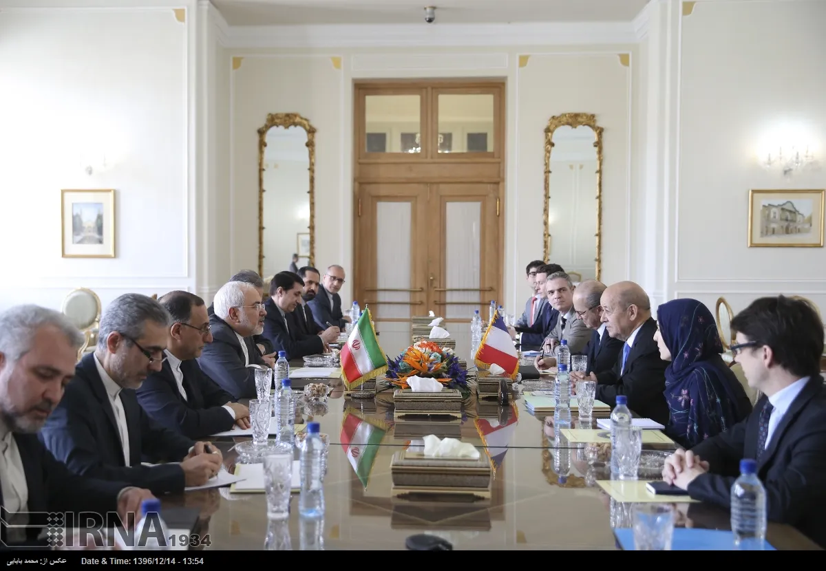 ظریف و لودریان