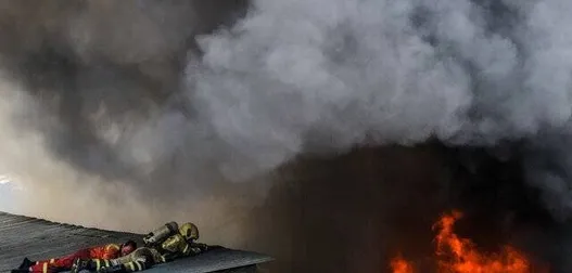 آتش سوزی در انبار شرکت پپسی در اهواز
