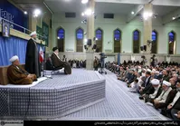 تصاویر/دیدار مسئولان نظام و سفرای کشورهای اسلامی با رهبر انقلاب