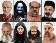 تصاویری از گریم بازیگران نقش اصلی فیلم کوتاه تاریخی