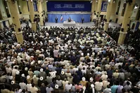 رهبر انقلاب: سیاست شیطانی و خبیث «معامله‌ی قرن» هرگز تحقق پیدا نخواهد کرد| ملت فلسطین آن روزی را که ریشه‌ی رژیم جعلی صهیونیستی کنده می‌شود، خواهند دید