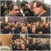 تصویر| جهانگیری، نوبخت و آذری‌جهرمی در مراسم تشییع پیکر نوربخش و معاونش