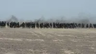 تجمع کشاورزان بر سر آب در اصفهان/درگیری معترضان و پلیس/چندین نفر مجروح شدند+عکس