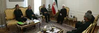 جزئیات دیدار فرماندهان سپاه با رئیس‌جمهور/تبریک سردارجعفری به روحانی و تاکید رئیس‌جمهور بر حمایت کامل از ارتش و سپاه+ تصاویر