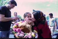 تصاویر| بازگشت باران به آغوش خانواده