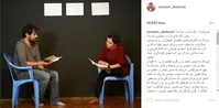 عکسی از ترانه علیدوستی و شهاب حسینی در اولین جلسات تمرین «فروشنده»