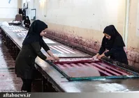 کارخانه‌ای در ایران که پرچم‌های آمریکا، انگلیس و اسرائیل را برای آتش‌زدن می‌سازد+تصاویر