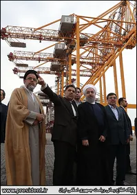 آغاز عملیات اجرایی فاز ۳ پایانه کانتینری مجتمع بندری شهید رجایی+تصاویر