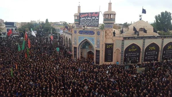 اجتماع عزاداری حسینی در اردبیل