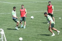 عکس| دیدار پورعلی‌گنجی با ستاره السد