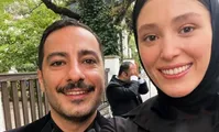 عکس/مراسم عقد «نوید محمدزاده و فرشته حسینی»؛ سال ۱۴۰۰
