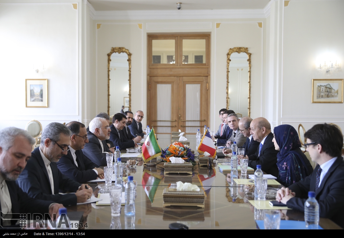 ظریف و لودریان