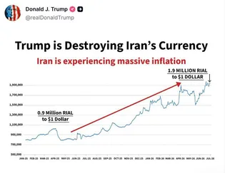 ترامپ: در حال نابود کردن ارزش پول ایران هستم