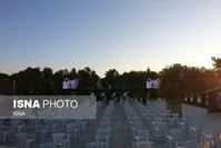 عکس| آرامگاه فردوسی ساعتی پیش از مراسم خاکسپاری خسرو آواز ایران
