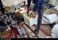 پلمپ لابراتوار بزرگ تولید مشروبات الکلی در مشهد/تصاویر
