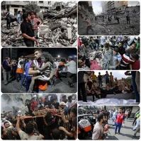 جنگ فلسطین/ تعداد قربانیان در غزه به بیش از ۱۳ هزار نفر رسید