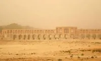 آسمان غبارآلود نقاط مختلف ایران