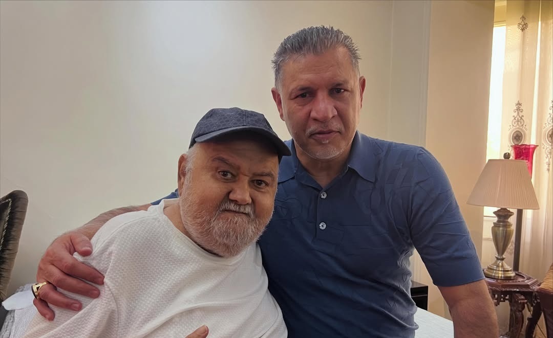 عیادت «علی دایی» از «اکبر عبدی»