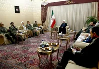 دیدار فرماندهان ارتش با رئیس‌جمهور/روحانی: نیروهای مسلح باید فراجناحی باشند/ملت قدردان ارتش هستند+تصاویر