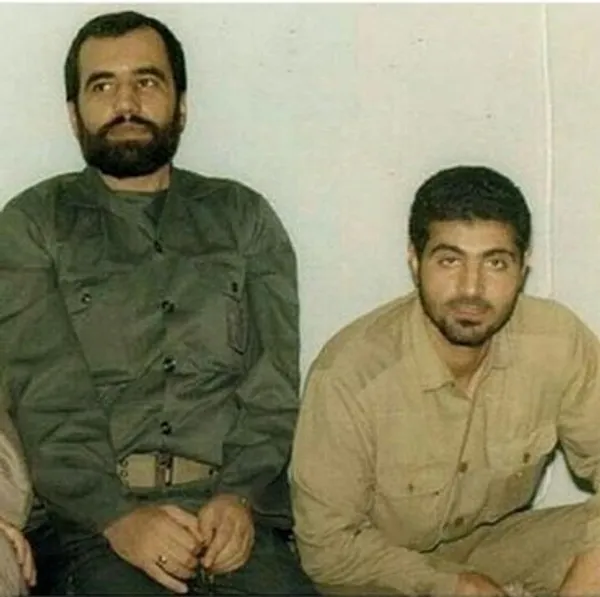 جوانی سردار سلیمانی در کنار شهید علی هاشمی