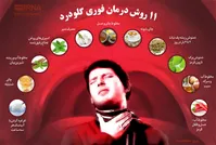 ۱۱ روش درمان فوری گلو درد