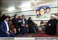 روحانی: خانواده‌های معظم شهدا الگوی بی‌نظیری برای ملت ایران هستند