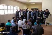 تصاویر| بازدید دادستان از زندان بزرگ تهران و گفت‌وگو با زندانیان اعتراضات بنزینی