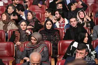 تصاویر| الناز شاکردوست و هوتن شکیبا از نمای نزدیک در اختتامیه جشنواره فجر