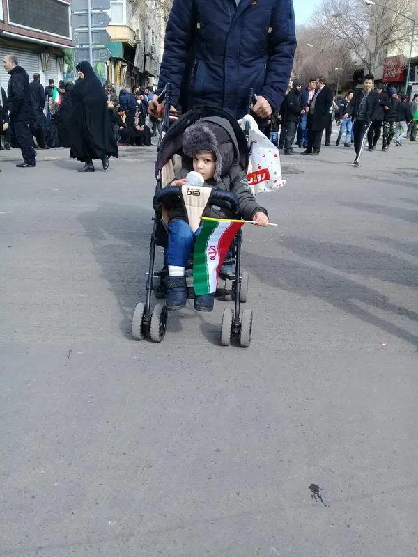 در حاشیه راهپیمایی 22 بهمن تبریز/ ناصرغلامی هوجقان