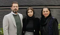 عکس/ نفس بازغی و مستانه مهاجر در جشن تهیه کنندگان سینما