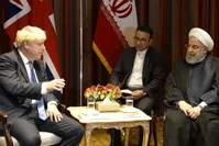 نخست‌وزیر انگلیس با روحانی دیدار کرد+عکس