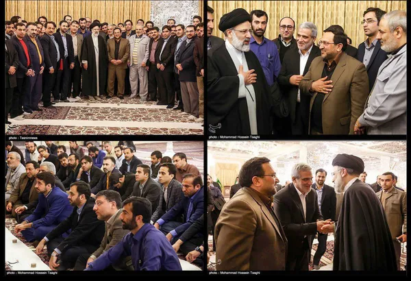 دیدار مسئولان چند خبرگزاری&zwnj; اصولگرا با با تولیت آستان مقدس امام&zwnj;رضا(ع)/ گفته شده که اصولگرایان در تلاش هستند که آیت&zwnj;الله رئیسی را راضی کنند تا نامزد انتخابات ریاست&zwnj;جمهوری سال 96 شود.
