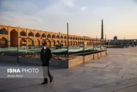 تصاویر| روزهای خلوت‌ اصفهان