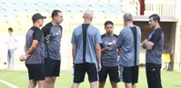 عکس/ اولین حضور کریم باقری در تمرینات پرسپولیس پس از بازگشت