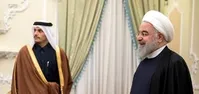 تصاویر| دیدار مقامات قطر با روحانی