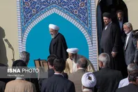 نماز عید سعید فطر به امامت رهبر انقلاب اقامه شد+تصاویر