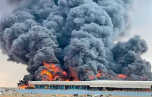 آتش‌سوزی در شرکت اکسین پالایش پلدختر