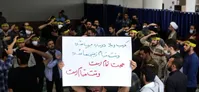 تصاویر| تجمع دانشجویان دانشگاه خواجه نصیر