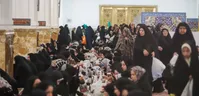 تصاویر| سفره افطاری در حرم امام رضا